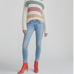 Rag & Bone Low Rise Anke Dre Halsey w/ Holes 31